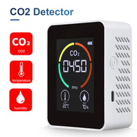 Luftkvalitetsmätare, CO2-detektering, Temperatur Luftfuktighetsspårning