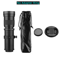 Super Telephoto Zoom Lens, 420-800mm Focal Length, Universal 1/4 Thread