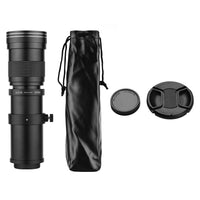 Super Telephoto Zoom Lens, 420-800mm Focal Length, Universal 1/4 Thread