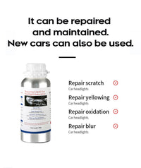 Car Headlight Polish, Repair Liquid, Scratch Remover