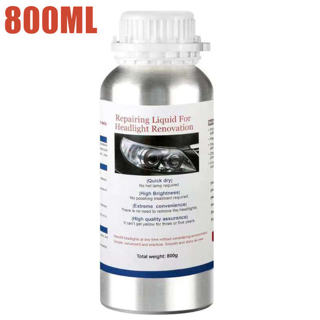 Car Headlight Polish, Repair Liquid, Scratch Remover