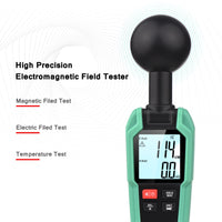 EMF-meter, hoge precisie meting, detectie van elektromagnetische straling