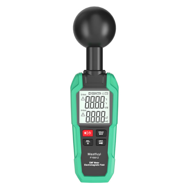 EMF-meter, høj præcision måling, detektion af elektromagnetisk stråling.