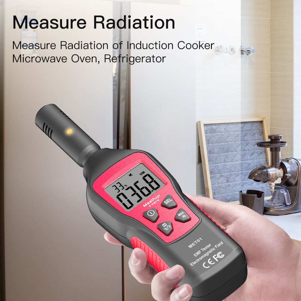 EMF Meter, High Precision, Electromagnetic Radiation Detector