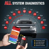 OBD2 Scanner Bluetooth, All System Diagnostic, ECU Coding