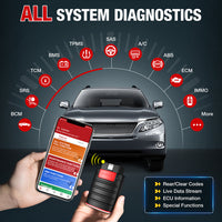 OBD2-skanneri Bluetooth, kaikkien järjestelmien diagnostiikka, ECU-koodaus