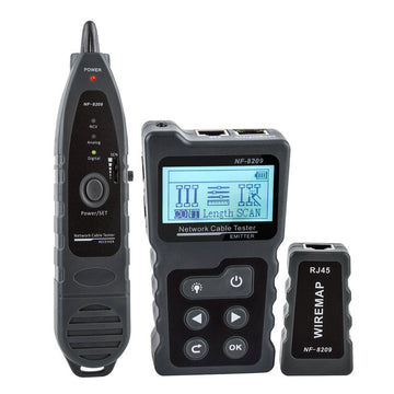 Network Cable Tester, POE Compatibility, Wiremap Scanner Technology