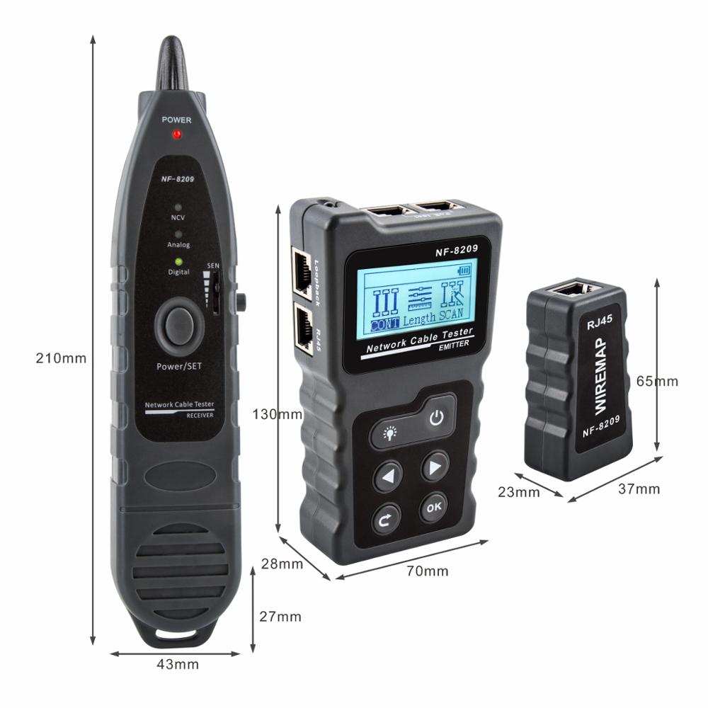 Nätverkskabeltestare, POE-kompatibilitet, Wiremap Scanner-teknik