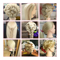 Haarstyling Mannequin, Hoge Temperatuur Vezel, Blonde Oefenpoppen