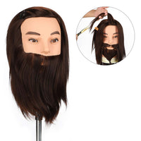 Männlicher Schaufensterpuppe Kopf, Synthetisches Haar, Barttraining