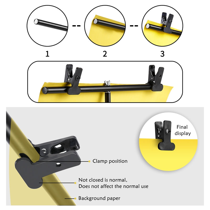 Backdrop Stand Kit, Background Cloth, Green Screen Frame Stand