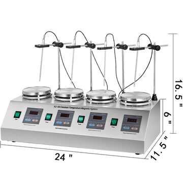 Magnetische Roerder Warmteplaat, Verstelbare Snelheid, LED Scherm, Snelle Verwarming