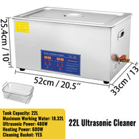 Ultrasonic Cleaner, Digital Control Panel, SUS304 Material