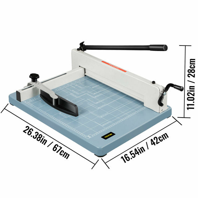 Papierschneidemaschine, schwere Schneidleistung, verstellbare Klemme