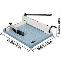 Paper Cutter Machine, Heavy Duty Cutting Capacity, Adjustable Clamp