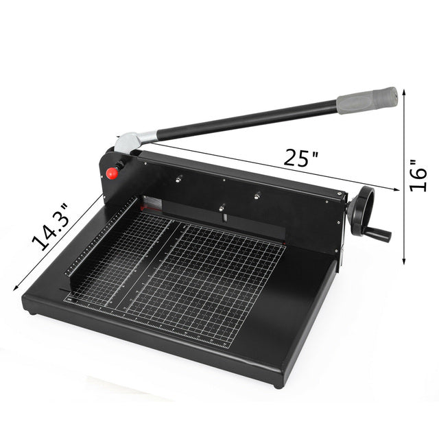 Paper Cutter Machine, Heavy Duty Cutting Capacity, Adjustable Clamp