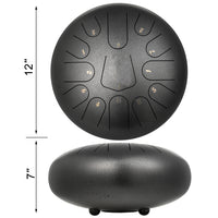 Steel Tongue Drum, 13 Tone, Protective Paint Coating