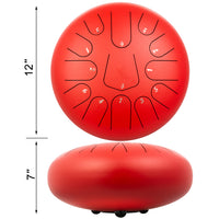 Stalen Tongue Drum, 13 Tonen, Beschermende Verfcoating