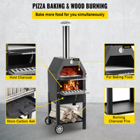 Wood-Fired Pizza Oven, Portable, Time-Saving