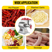 Electric Meat Mincer, Heavy Duty, Commercial Grinder Machine