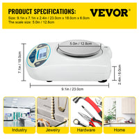 Analytical Balance, High Precision, 3000g x 001g