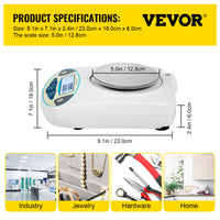 Analytical Balance, High Precision, 3000g x 001g