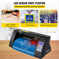 Vinyl-Schneideplotter 375 mm – LCD-Bildschirm, Laserführung und Kompatibilität mit mehreren Systemen