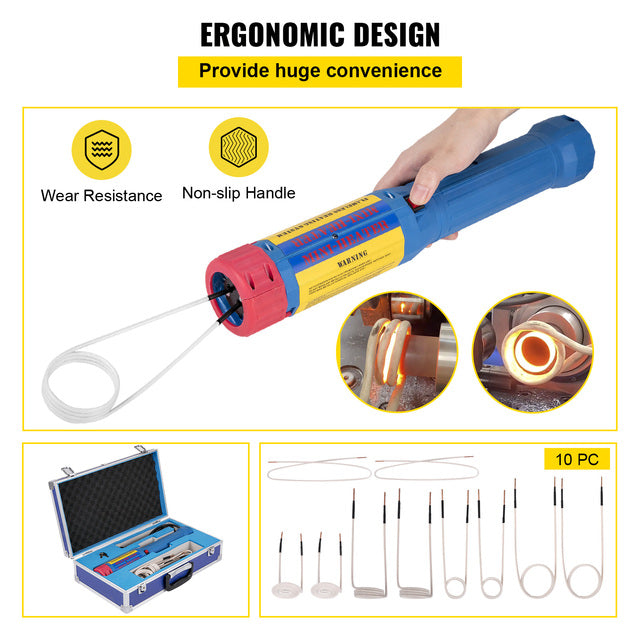 Încălzitor de inducție, fără flacără, instrument de reparații portabil.