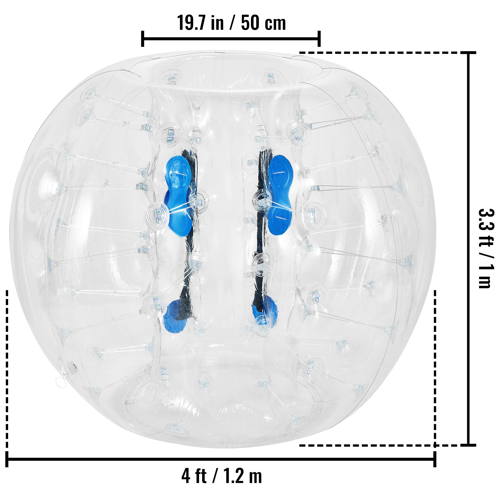 Oppustelig Zorb Bold, 12m Diameter, Egnet til Børn/Voksne