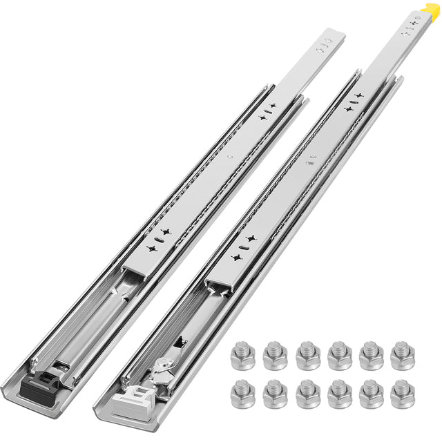 Stainless Steel Drawer Slides, 250 lbs Capacity, Low Noise