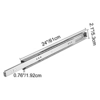 Stainless Steel Drawer Slides, 250 lbs Capacity, Low Noise