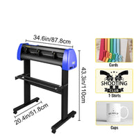 Vinyl-Schneideplotter – 28 Zoll, 20 Schneidklingen, LCD-Bildschirm