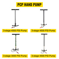 PCP-Pumpe 30 MPa 4500 PSI – 3-stufig, Manometer für Luftgewehre