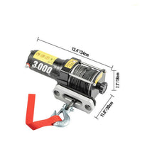 Electric Winch, 3-Stage Planetary Gear, Sliding Ring Clutch