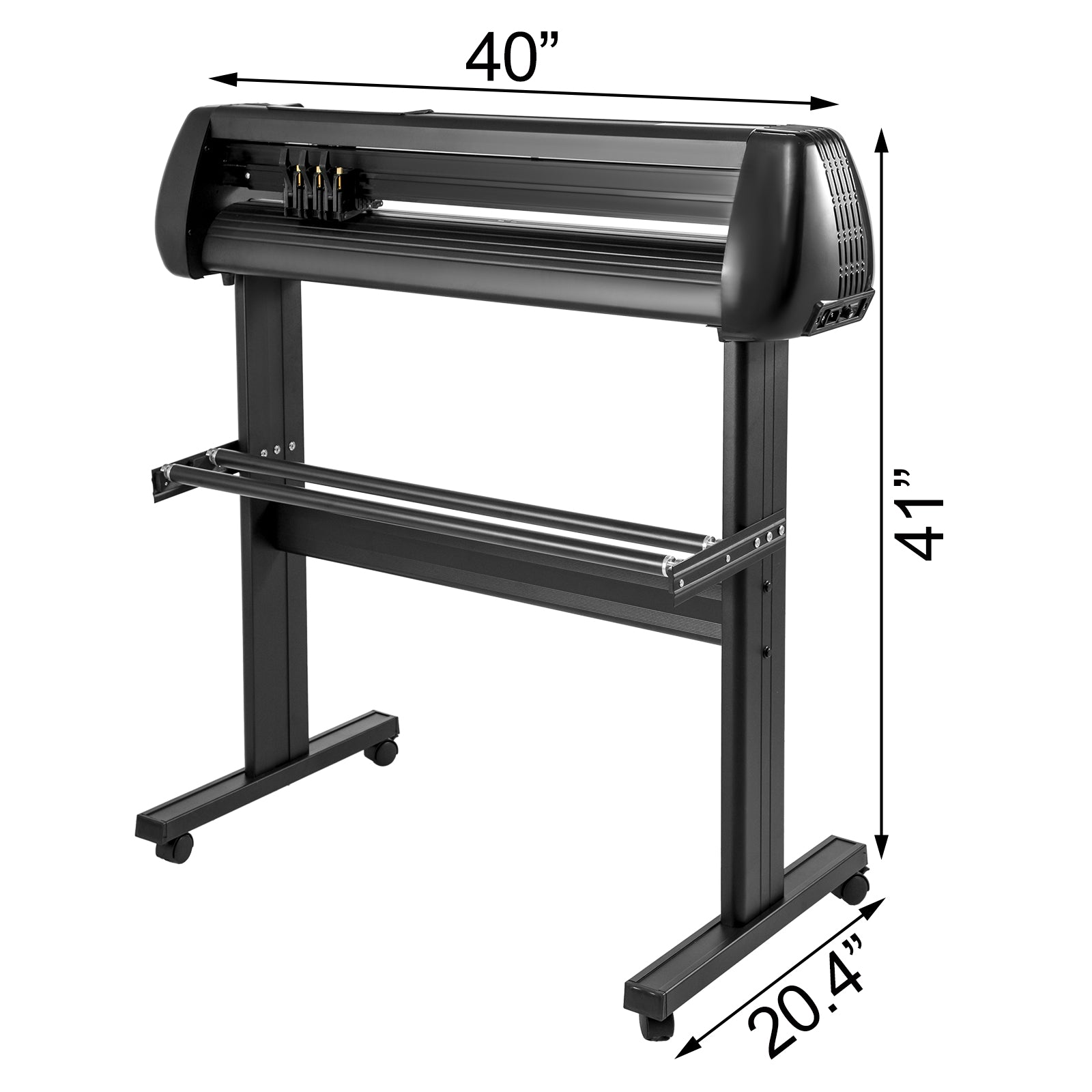 Vinyl Snijplotter - 34 Inch met 3 Mesjes & SIGNMASTER Software - Verstelbare Snelheid, Kracht, Geheugencapaciteit