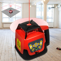 Rotary Laser Level Kit, 360° Scanning, 500M Rækkevidde