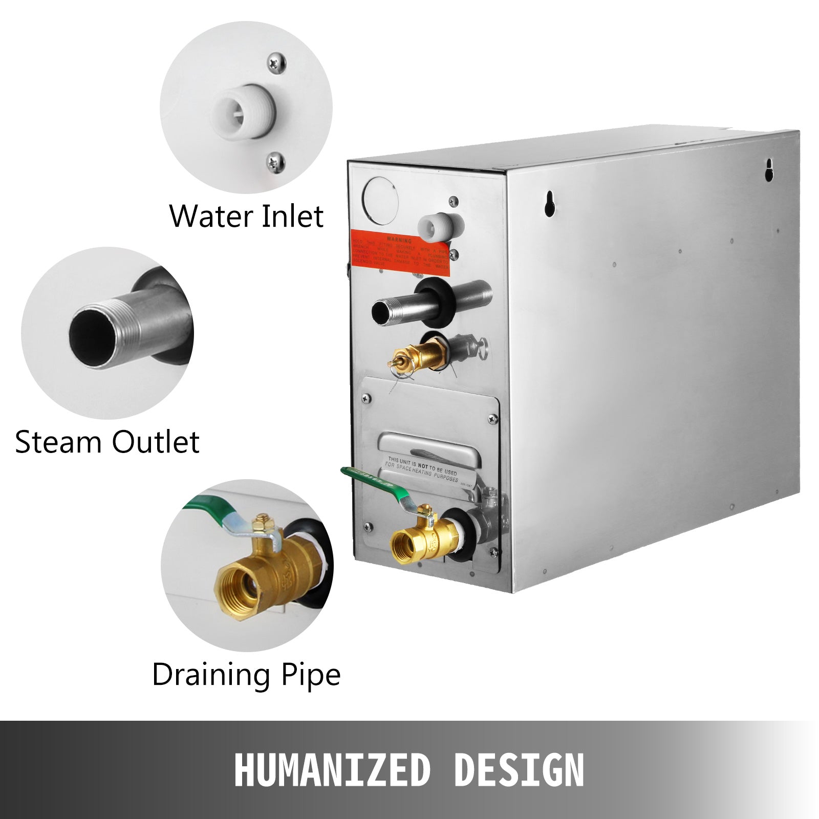Sauna Steam Generator, Quick Heat, Digital Display Controller