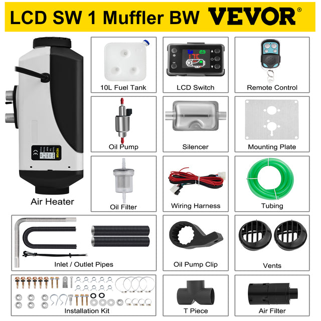 Diesel Air Heater, Quick Heat, Low Fuel Consumption