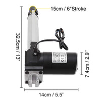 Actuator liniar, cursă de 6, viteză de 5mm/s