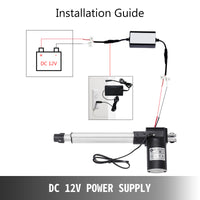 Actuator liniar, cursă de 6, viteză de 5mm/s