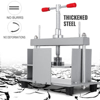 Boekbinding Persmachine - 12x8,7, 3306 lbs Druk, Non-Slip Voet Pads