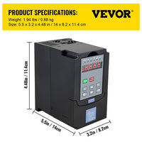 Spindelmotor VFD Inverter, 220V Ingång & Utgång, CNC Gravering