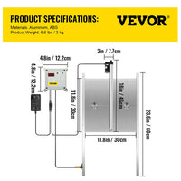 Automatic Chicken Coop Door, Durable, Easy Installation, Timer & Light Sensor Control