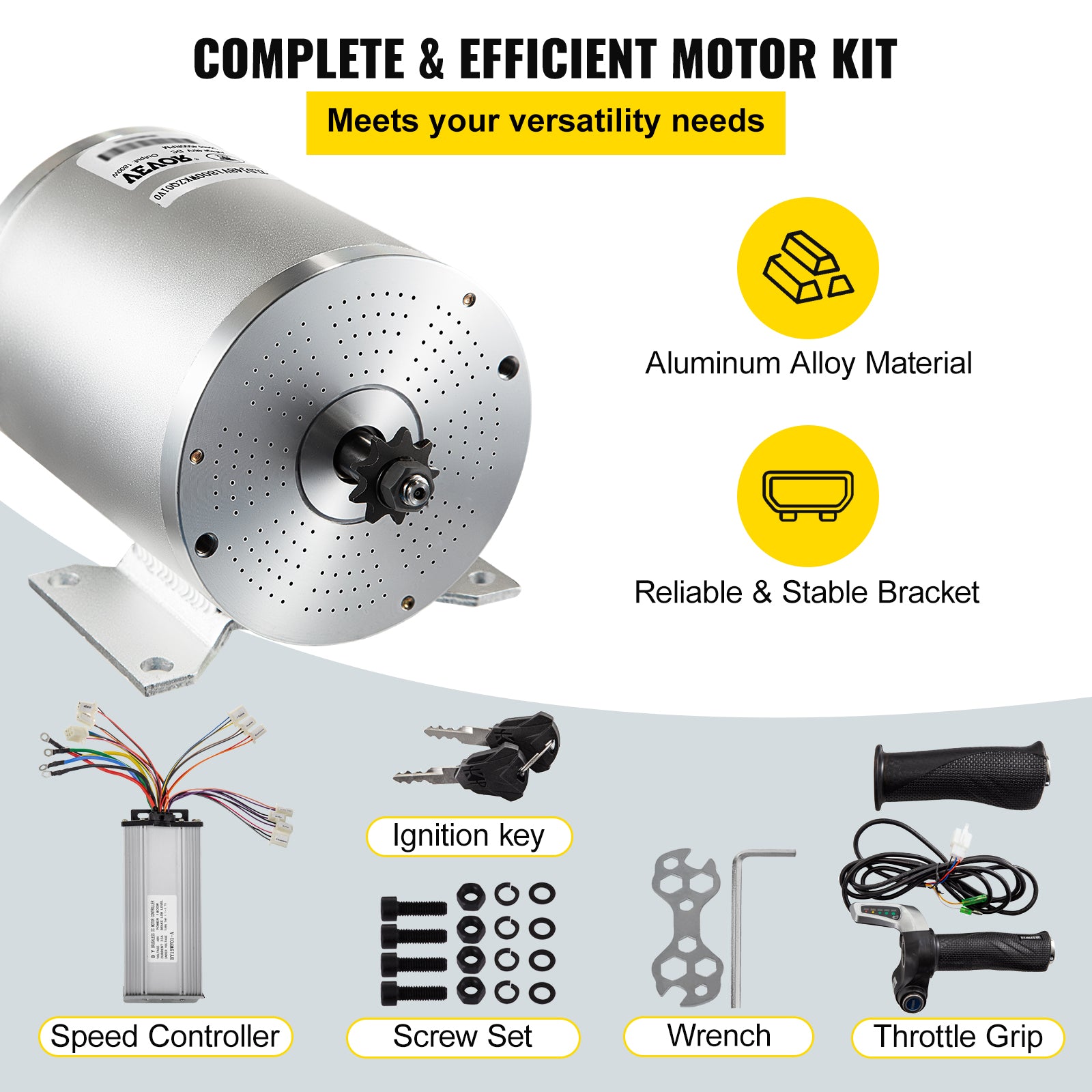 Electric DC Motor, High Speed, Low Noise Production