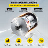 Elektrisk DC Motor, Høj Hastighed, Lav Støj Produktion