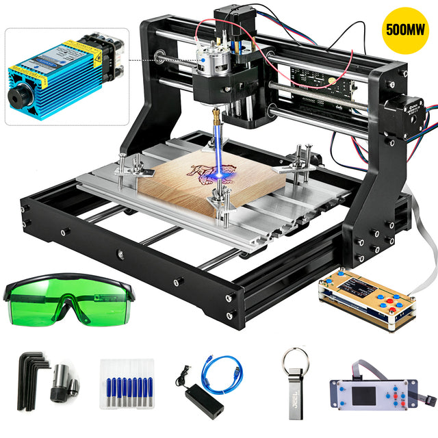 CNC-fräsgravör, lasermodul, USB-port