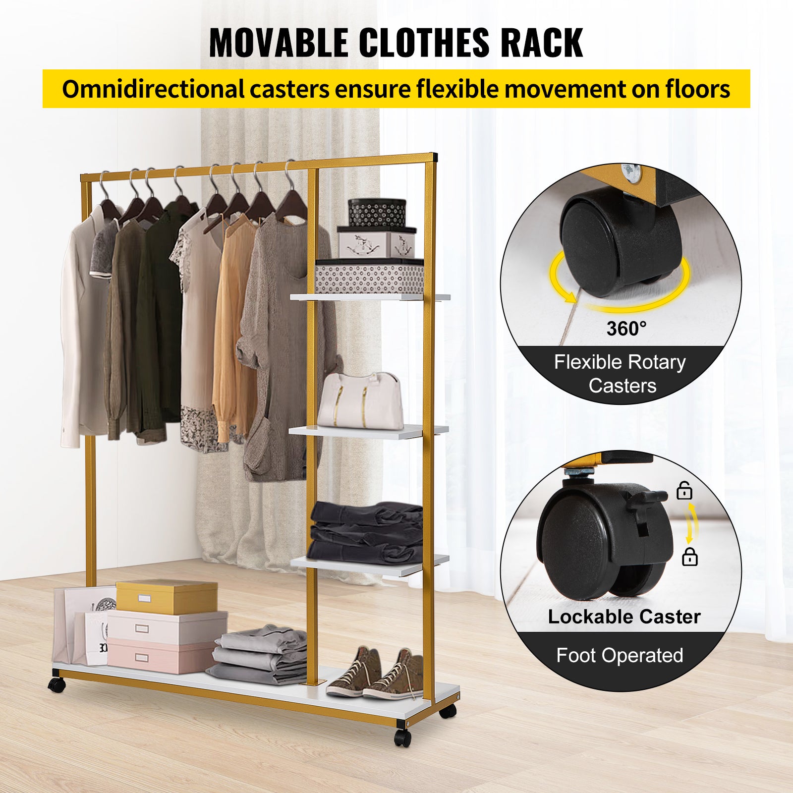 Clothing Rack, Heavy Duty, Rust Free