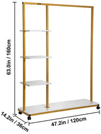 Clothing Rack, Heavy Duty, Rust Free