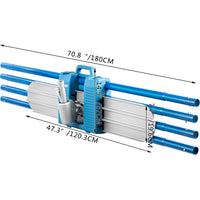 Betonflåde sæt, Heavy-Duty Magnesium & Aluminiumslegering, Justerbart Beslag