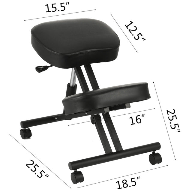 Knælestol, Ergonomisk Design, Tyk Pude